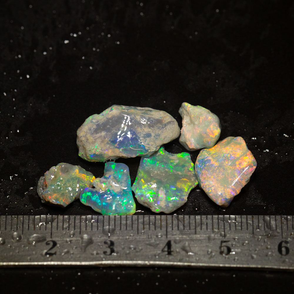 15 ct rough opal parcel 6pc