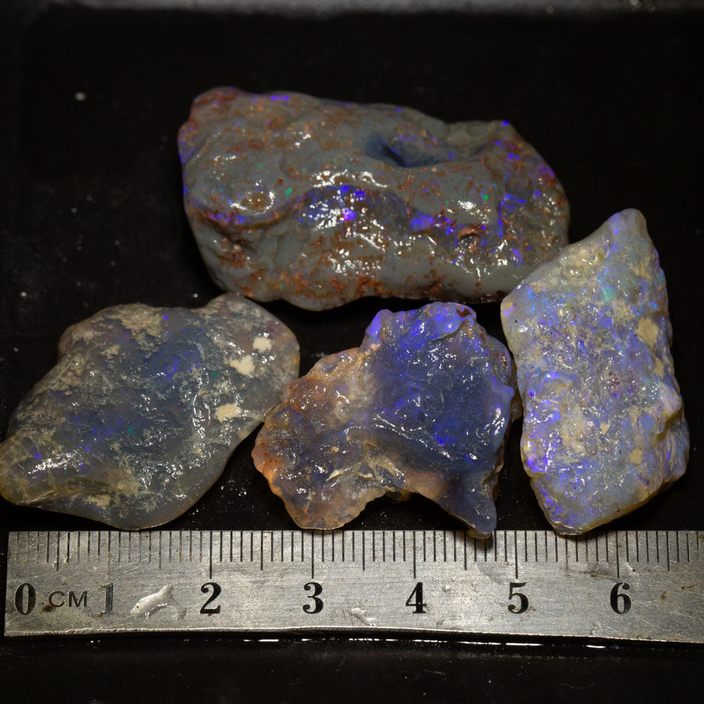 169 ct rough opal parcel 4pc