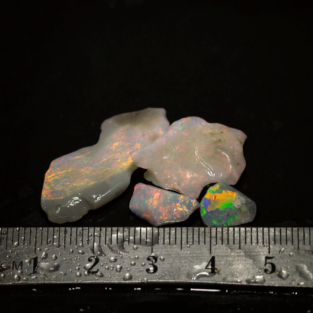 17 ct rough opal parcel 4pc