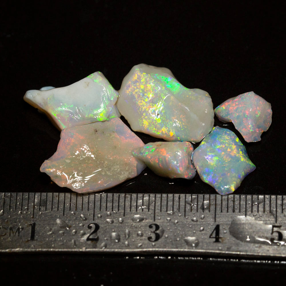 17 ct rough opal parcel 6pc