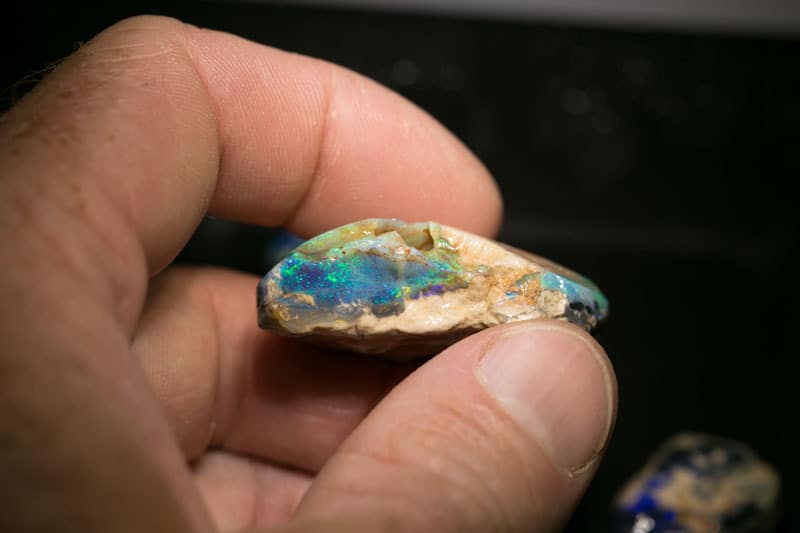 183 ct rough opal parcel 6pc intermediate cutter