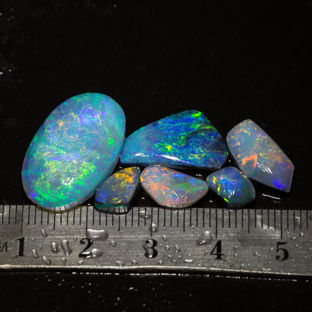 19 ct rough opal parcel 6pc