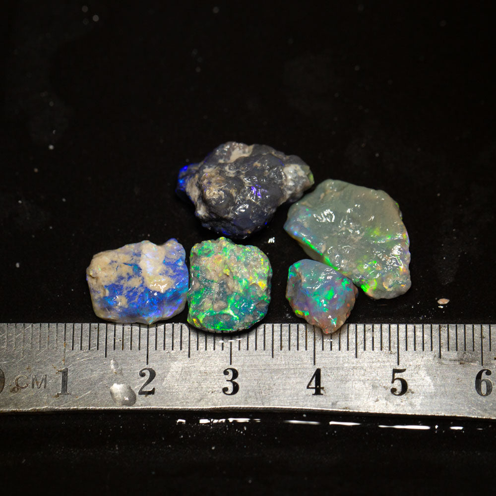 19 ct rough opal parcel 5pc