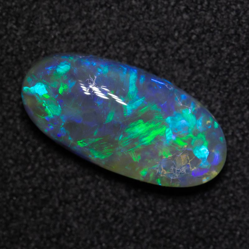 2.00 ct dark opal 12.9x6.3x3.8mm