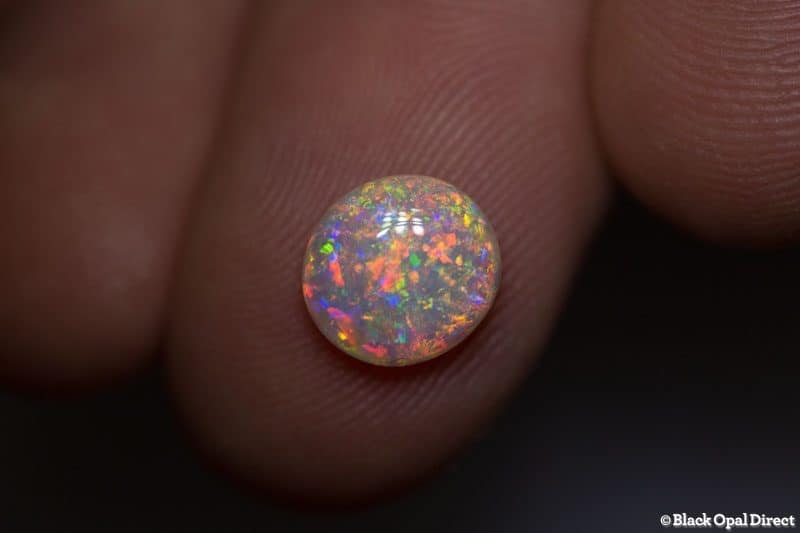 1.94 ct gem double sided crystal opal 9x8x4mm