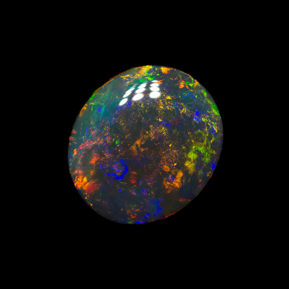 2.01 ct black opal 10.4x9x3.1mm