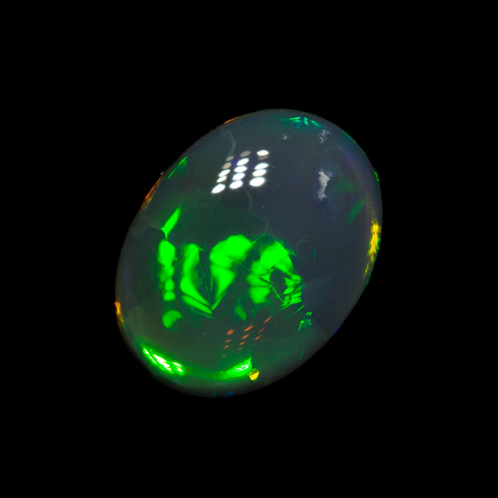 2.01 ct double-sided black opal 10.3x7.8x3.7mm