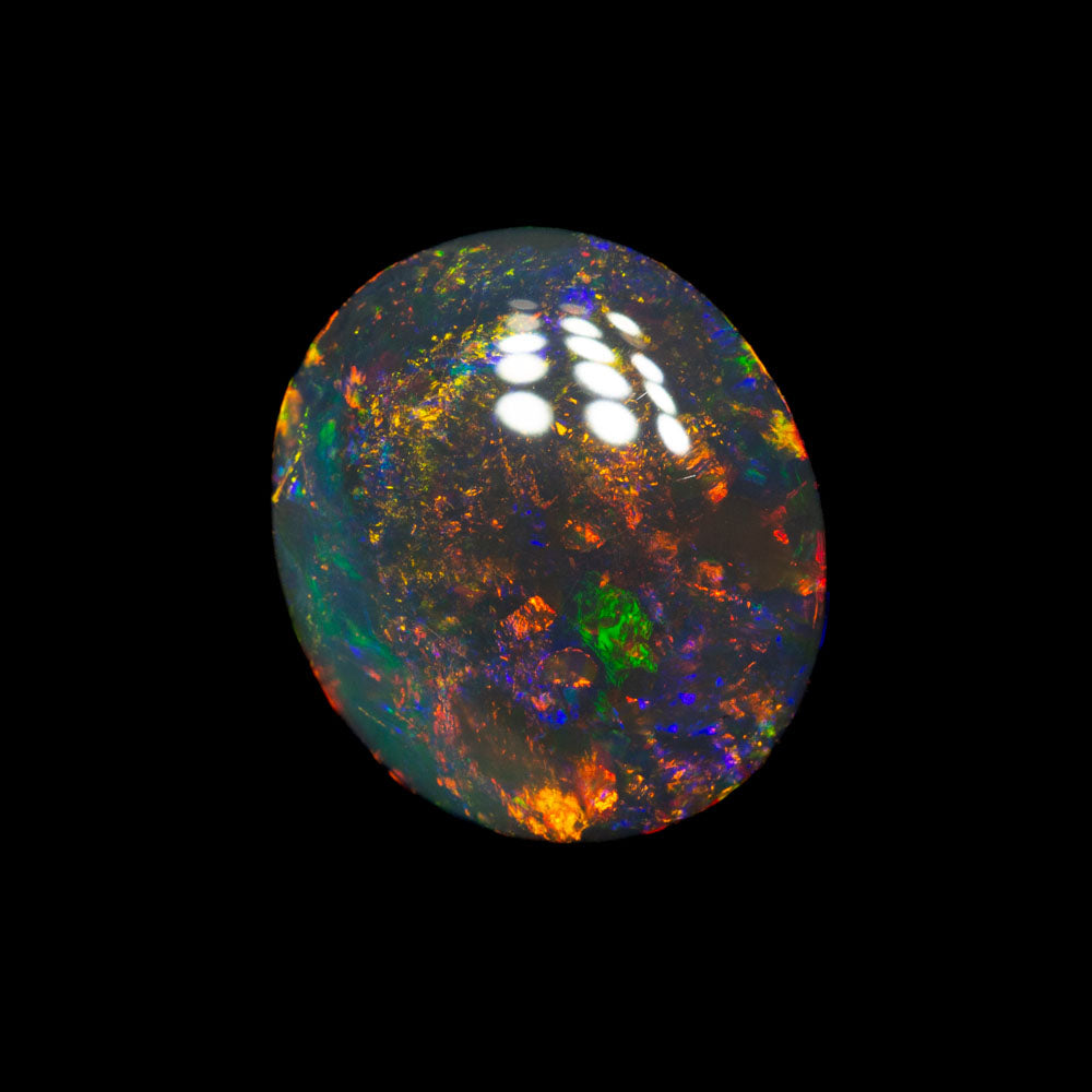 2.01 ct black opal 10.4x9x3.1mm