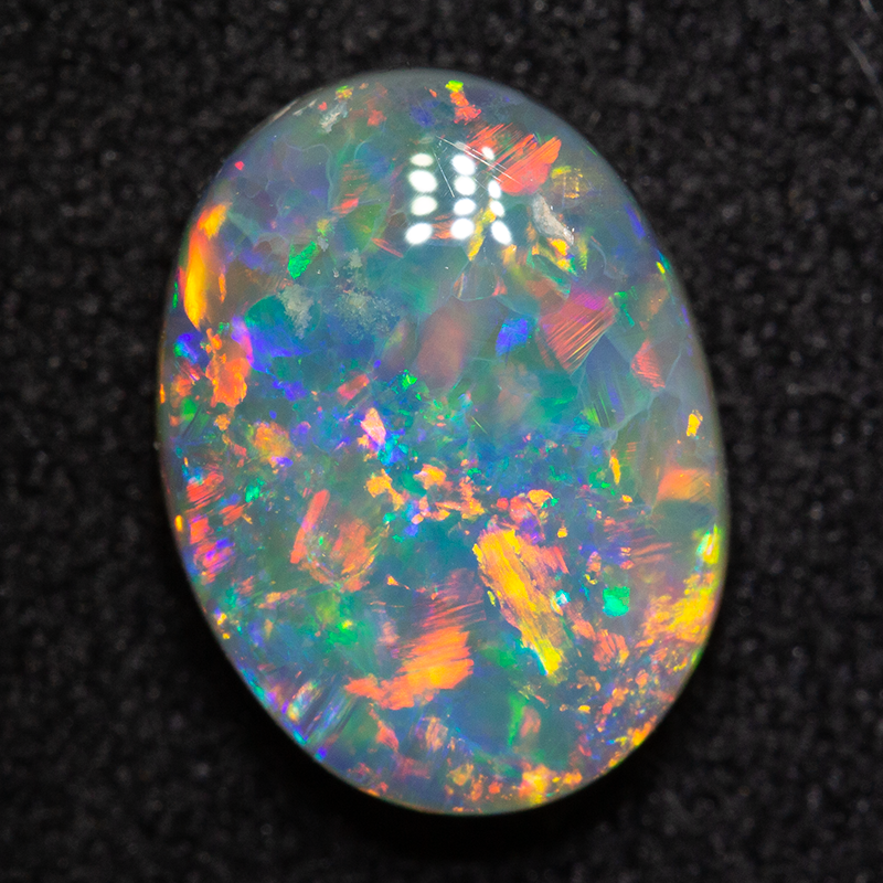 2.05 ct dark opal 10.7x8x3.9mm