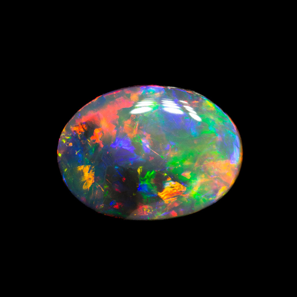 2.06 ct dark opal 10.7x7.9x3.7mm