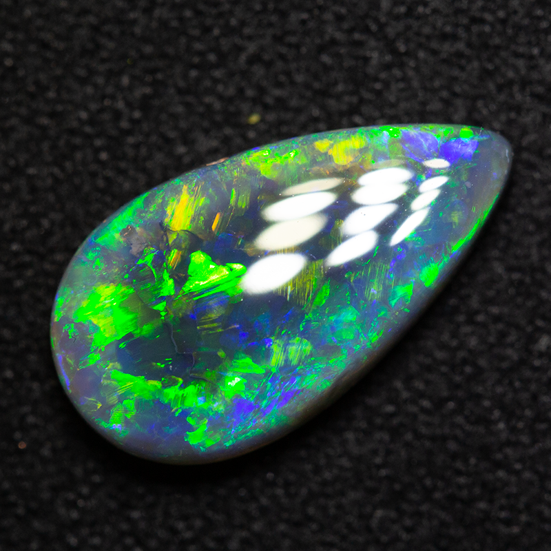 2.06 ct dark opal 13.5x7.4x3.6mm