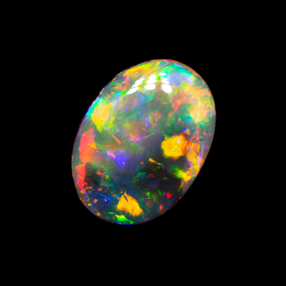 2.06 ct dark opal 10.7x7.9x3.7mm