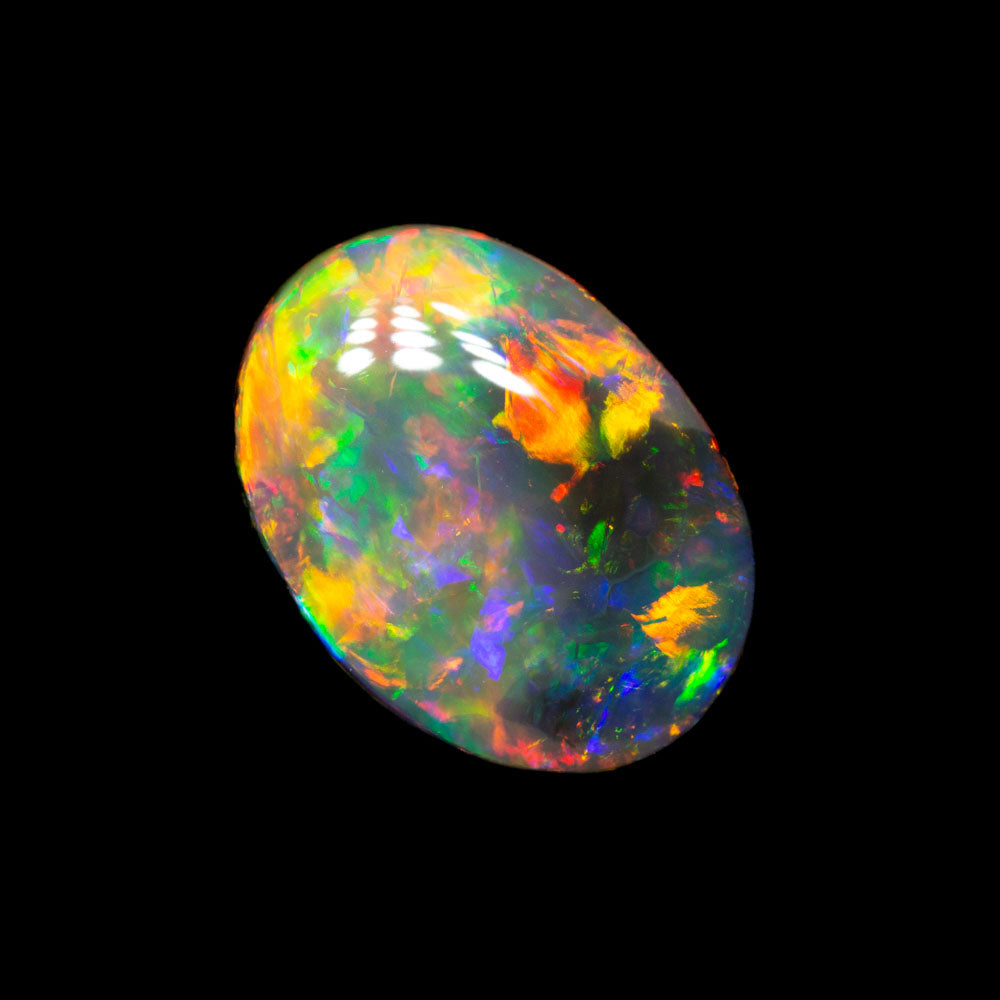 2.06 ct dark opal 10.7x7.9x3.7mm