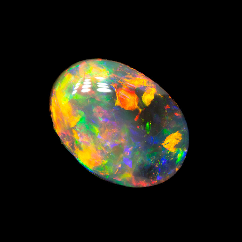 2.06 ct dark opal 10.7x7.9x3.7mm