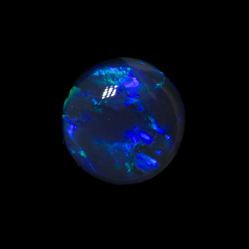 2.08 ct black opal 8.7x8.7x4.2mm