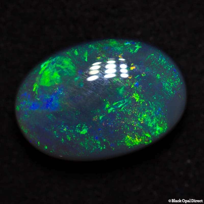 2.08 ct semi black opal 10x7x4mm