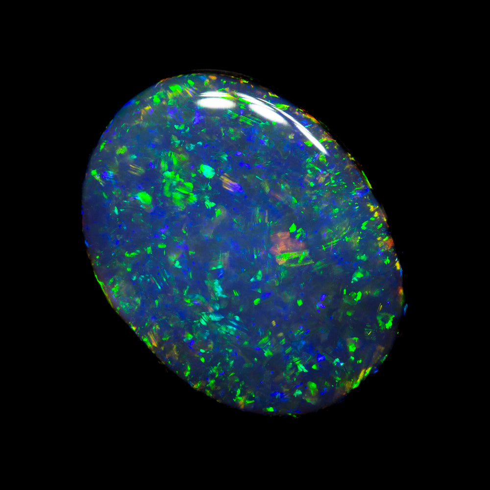 2.13 ct black opal 12.5x9.5x2.5mm