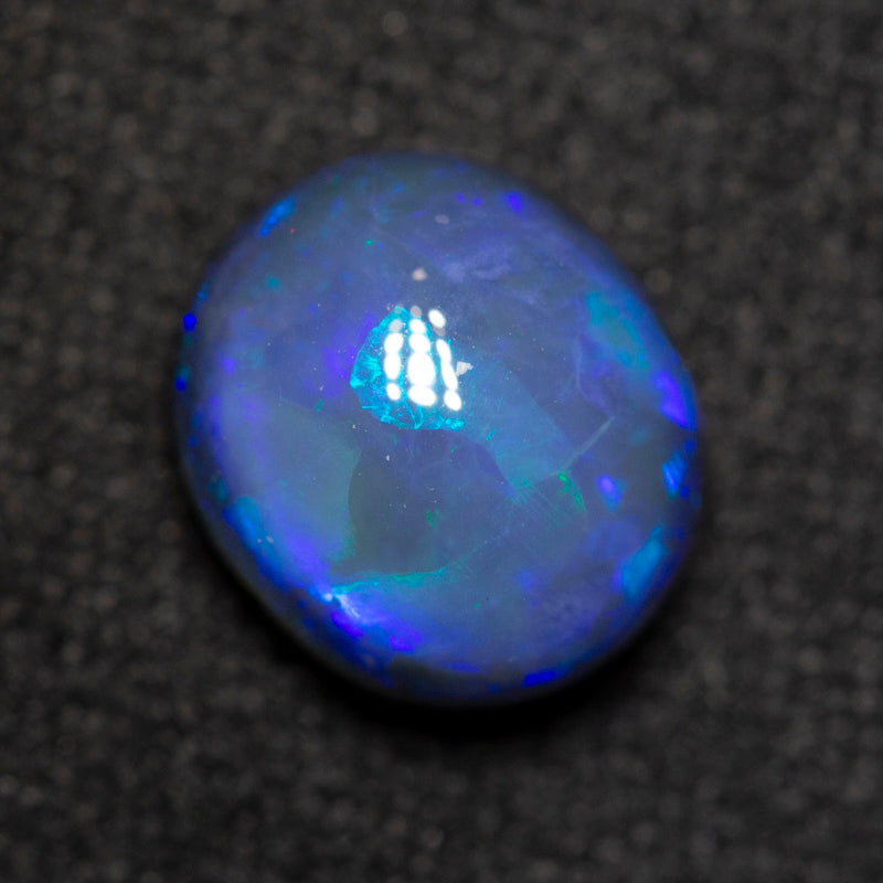 2.14 ct black opal 8.6x7.4x5.7mm