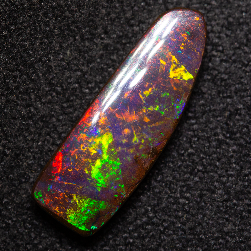 2.14 ct boulder opal 13.9x4.8x3.1mm