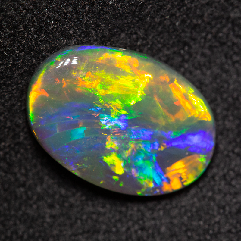 2.16 ct black opal 12.5x8.7x3.2mm