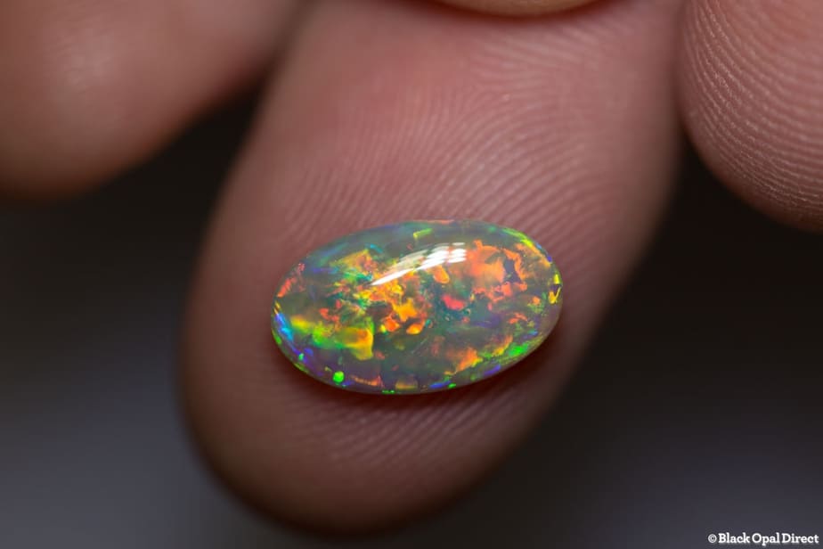 2.16 ct gem crystal opal 13.5x8x3mm