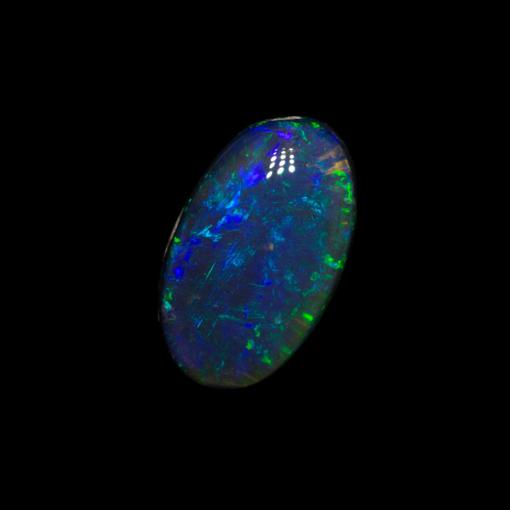 2.18 ct black opal 11x6.6x4.6mm