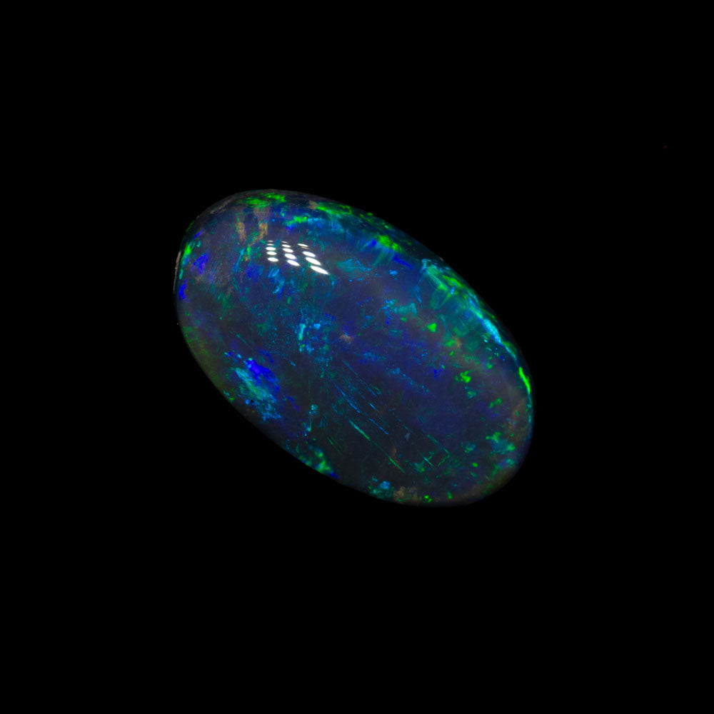 2.18 ct black opal 11x6.6x4.6mm