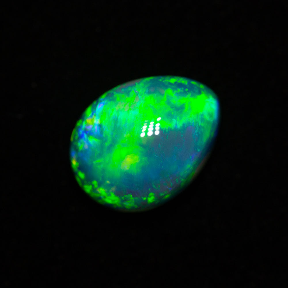 2.20 ct black opal gem 9.8x7.4x5.3mm