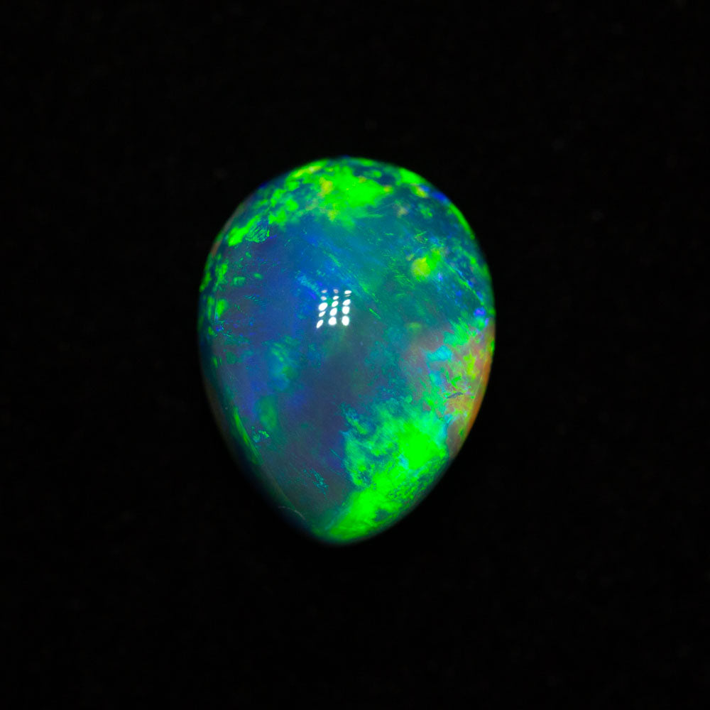 2.20 ct black opal gem 9.8x7.4x5.3mm