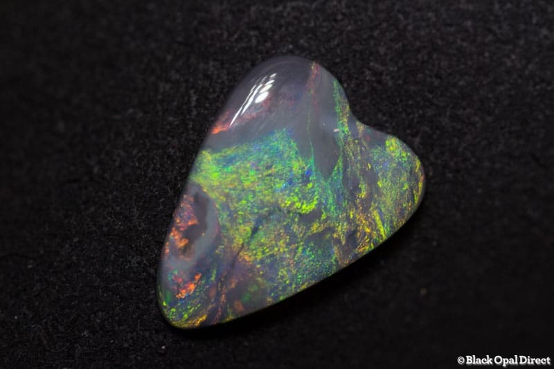 2.20 ct heart shaped opal 16x12x2mm