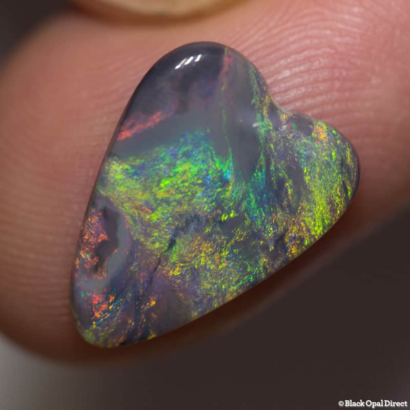 2.20 ct heart shaped opal 16x12x2mm