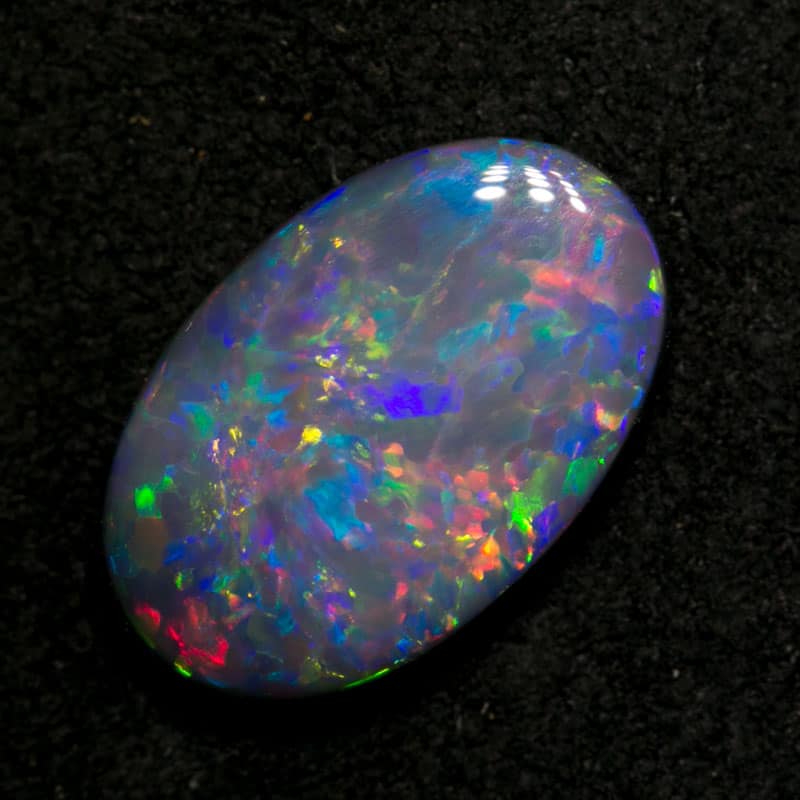 2.25 ct black opal 12.5x8x3mm