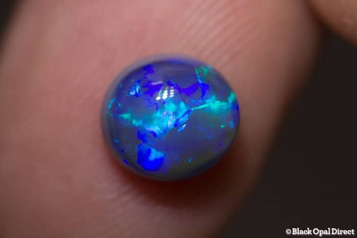2.25 ct black opal 9.5x8x5.5mm