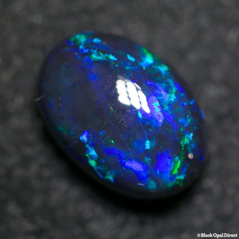 2.26 ct black opal 10x7x5mm