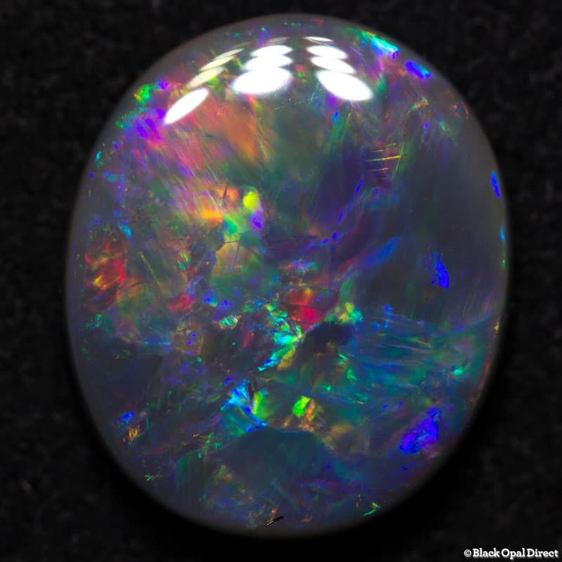 2.26 ct semi black opal 11x10x3mm saved for David C