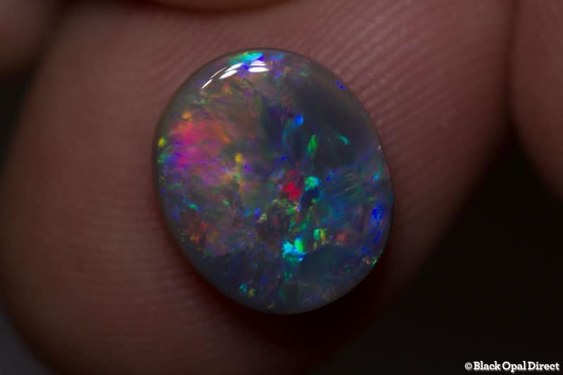 2.26 ct semi black opal 11x10x3mm saved for David C