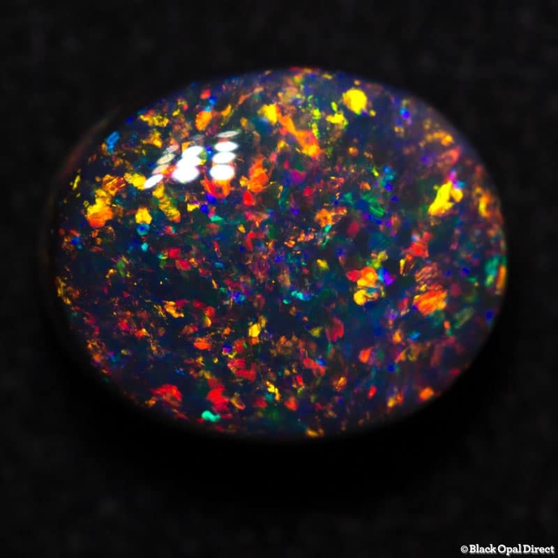 2.27ct gem black opal