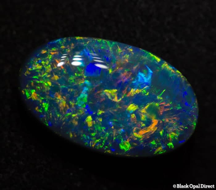 2.28 ct black opal gem 12x7x4mm Callum