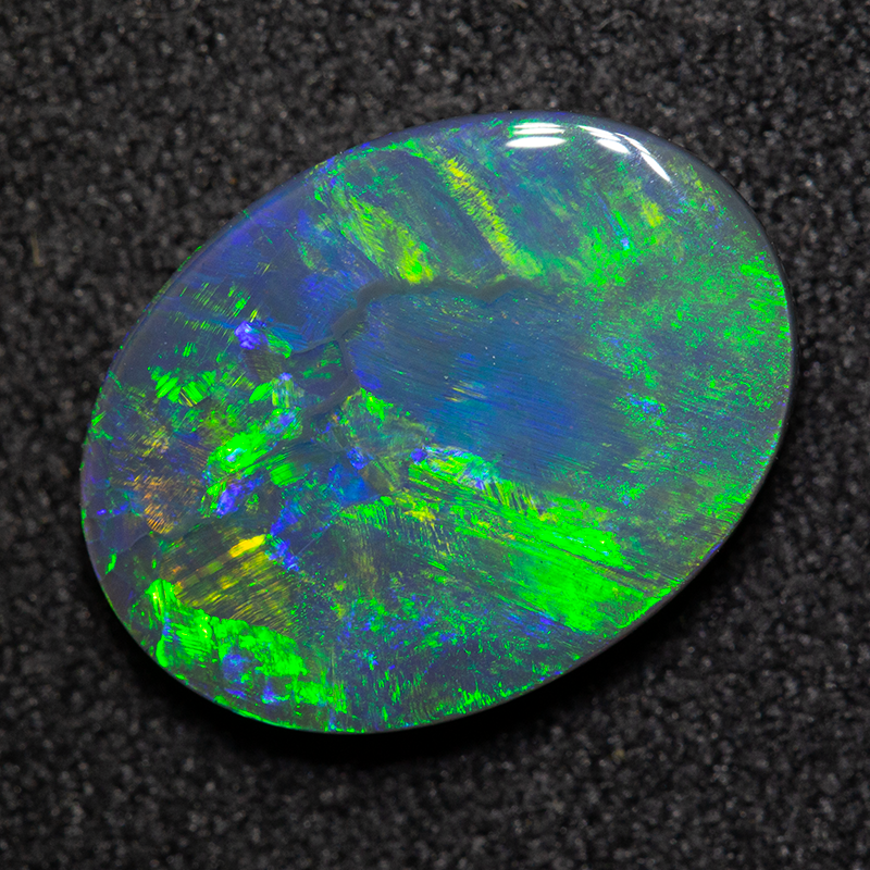 2.32 ct black opal 12.9x9.7x2.8mm
