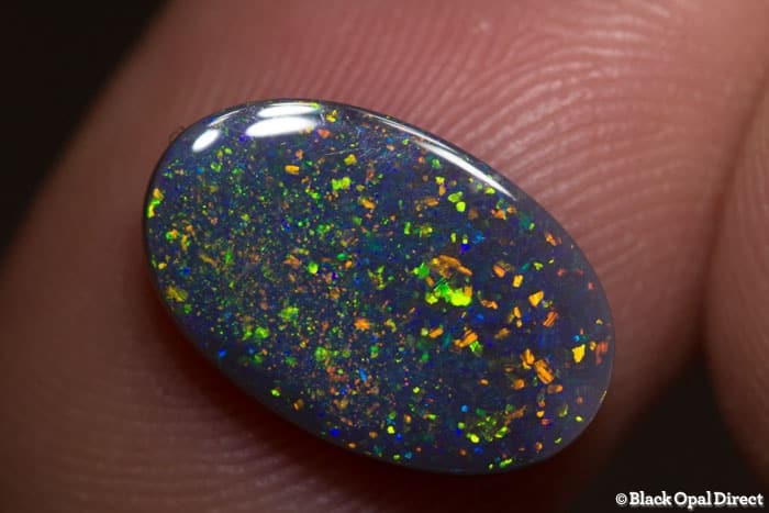 2.36 ct black opal 14x9x2.5m