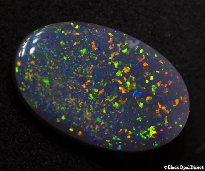 2.36 ct black opal 14x9x2.5m