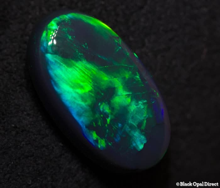 2.37 ct black opal 12x7x4mm