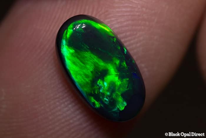 2.37 ct black opal 12x7x4mm