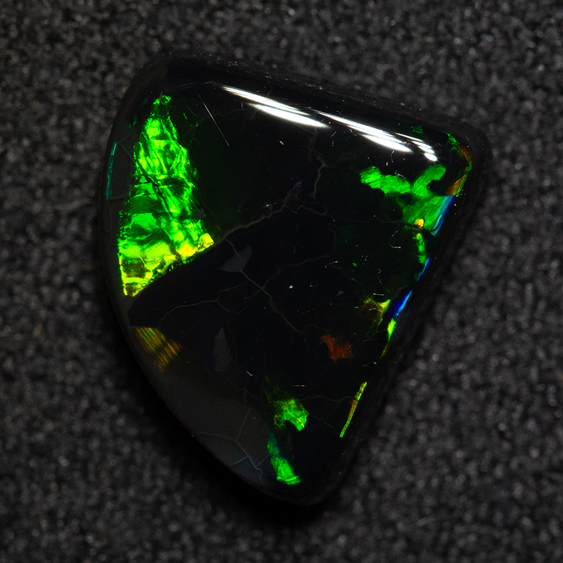 2.38 ct black opal 11.7x9.8x3.7mm