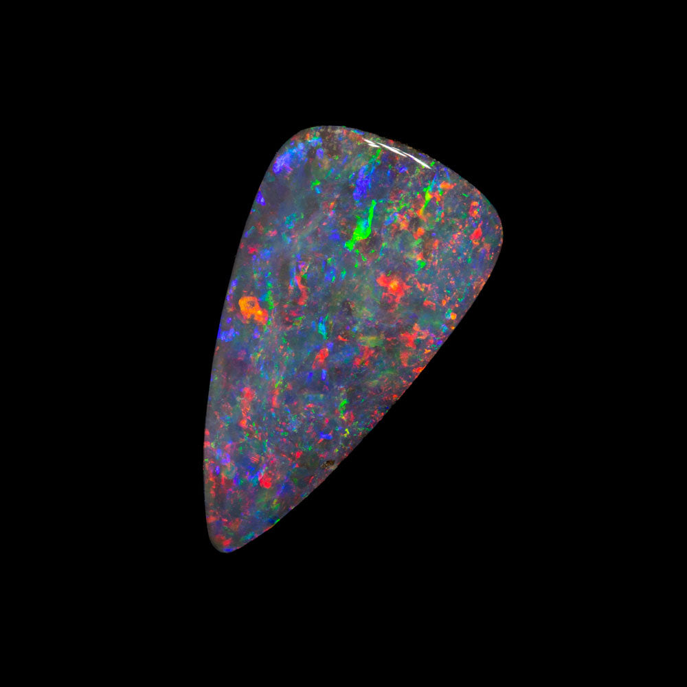 2.40 ct boulder opal 12.7x7x3.5mm