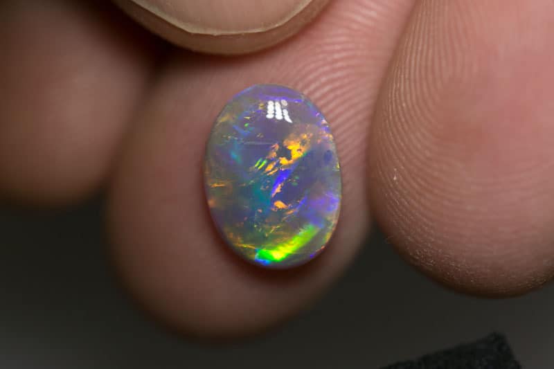 2.40 ct crystal opal 12x9x3mm