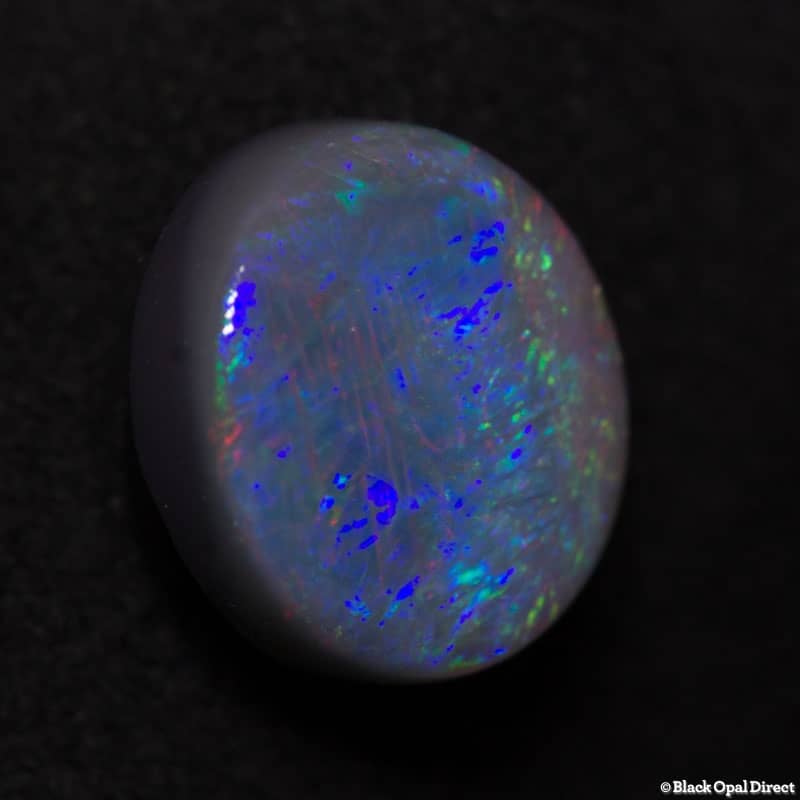2.40 ct semi black opal 9x8.5x4.5,,