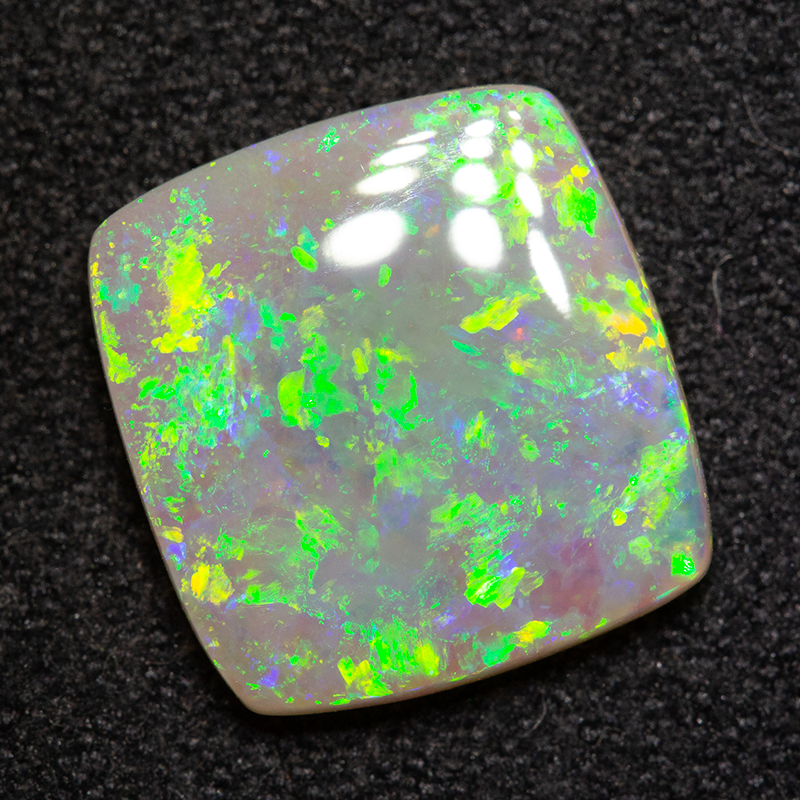 2.42 ct dark opal 11x10.5x2.9mm