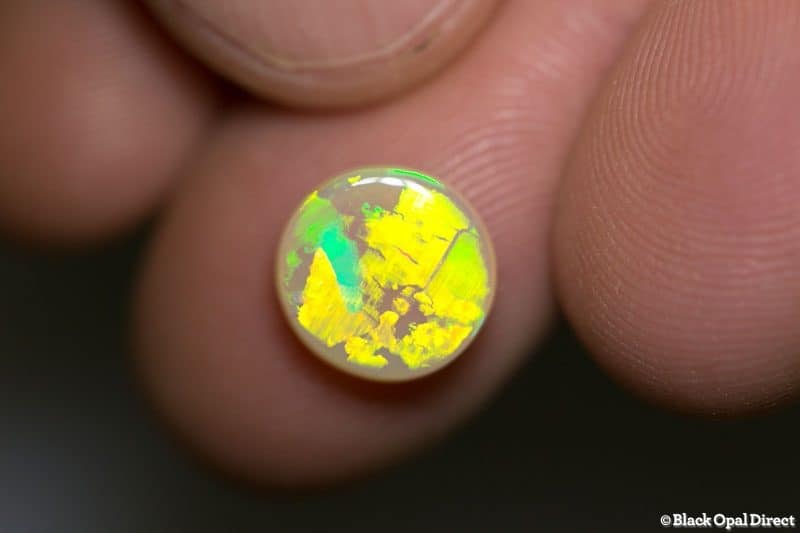 2.42 ct white opal 10x10x4mm