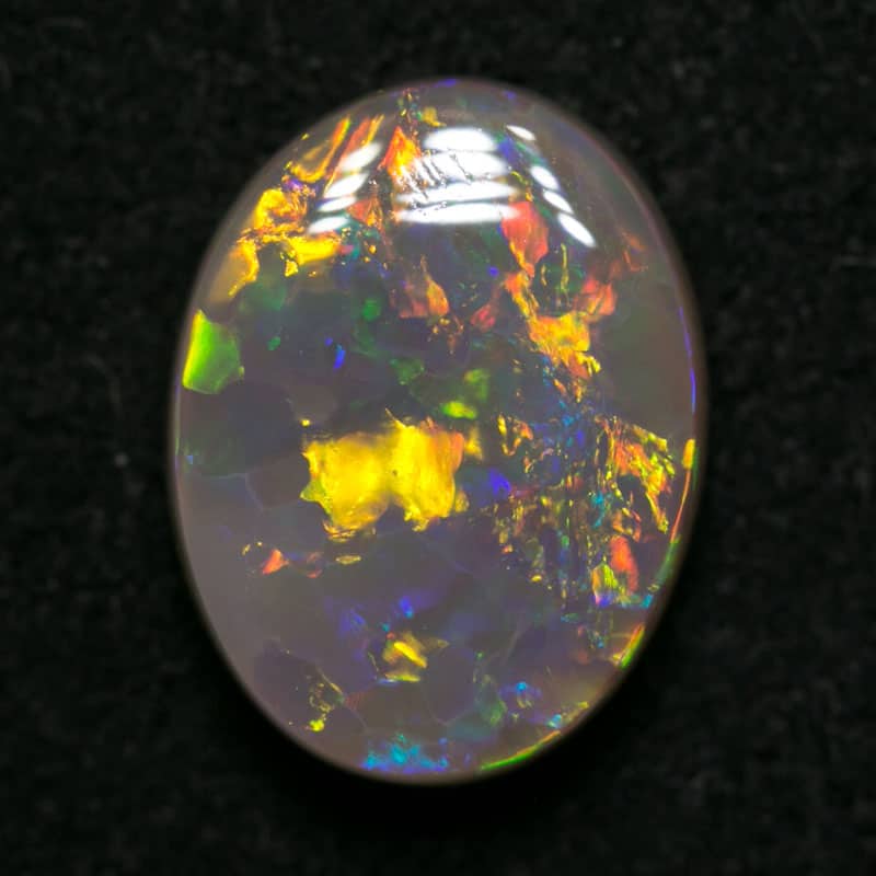 2.43 ct dark opal 10.5x8x4mm